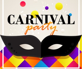 Carnival party background creative vector 02