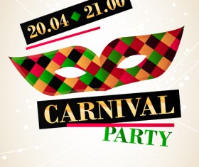 Carnival party background creative vector 03