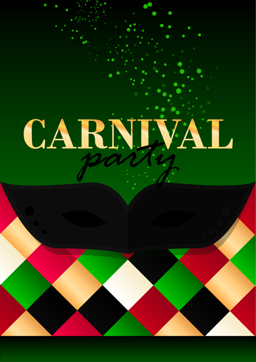 Carnival party background creative vector 04
