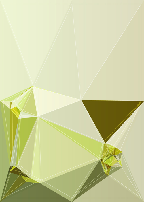 Concept polygonal vectors background art 01
