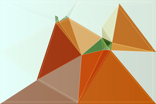 Concept polygonal vectors background art 02