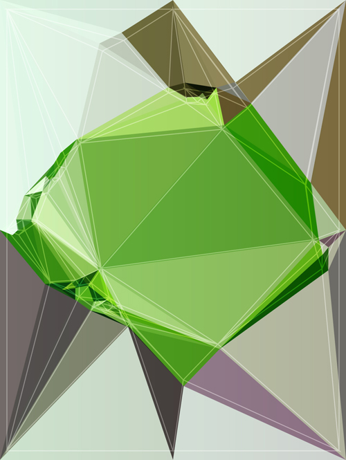 Concept polygonal vectors background art 06