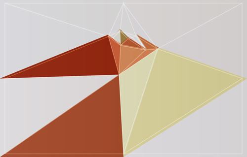 Concept polygonal vectors background art 08