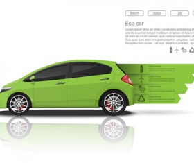 Creative car infographic design 07