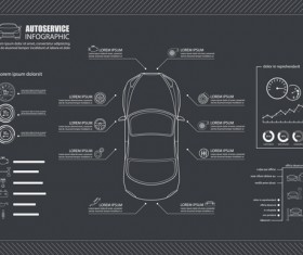 Creative car infographic design 09