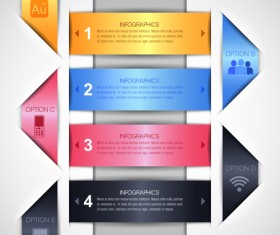 Creative infographics design options elements 01