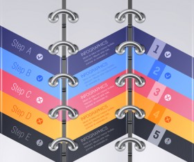 Creative infographics design options elements 03