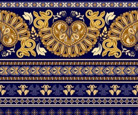 Decorative ornamental pattern seamless vector 04