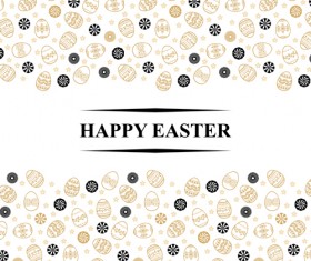 Easter egg backgrounds vectors 01