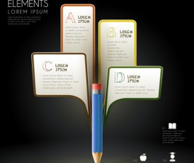 Education infographic template vector grapihcs 02