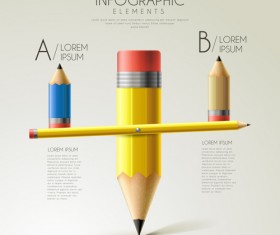 Education infographic template vector grapihcs 03