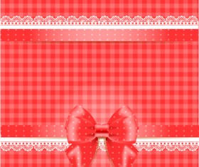 Elegant bow cards vector design 10