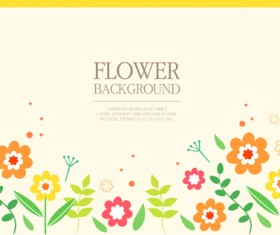 Elegant flower vintage backgrounds vector 03