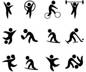 Exquisite vector sprot icons set 02