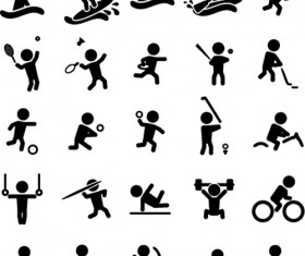 Exquisite vector sprot icons set 03