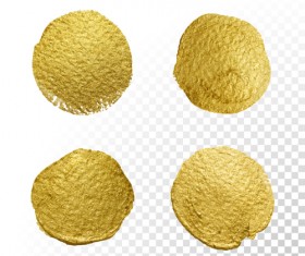 Golden blots vector illustration 01