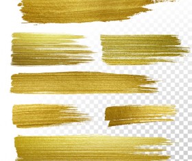Golden blots vector illustration 03