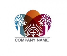 Good friday logos vector