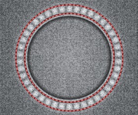 Gray denim texture background vector 01