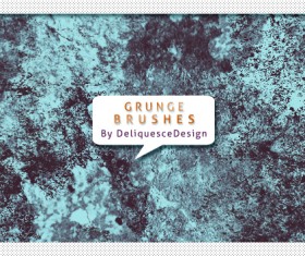 Grunge Elements Photoshop Brushes set