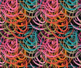 Hand drawn abstract seamless pattern vectors 02
