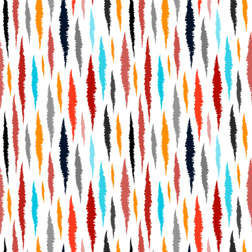 Hand drawn abstract seamless pattern vectors 07