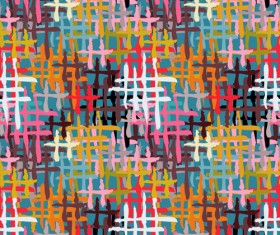 Hand drawn abstract seamless pattern vectors 11