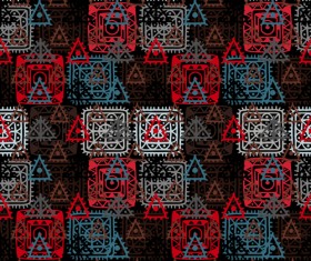 Hand drawn abstract seamless pattern vectors 14