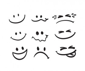 Pencil funny smile icons - Emoticons Icons free download