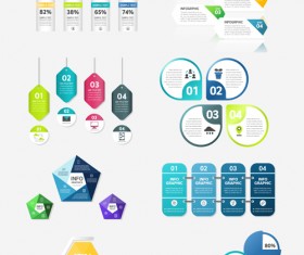 Infographic professional illustration vectors set 01