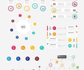 Infographic professional illustration vectors set 02