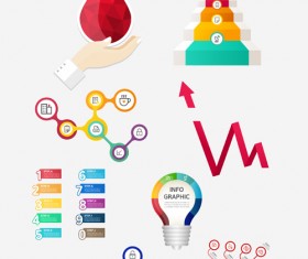Infographic professional illustration vectors set 03