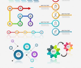 Infographic professional illustration vectors set 04