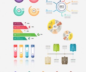 Infographic professional illustration vectors set 08
