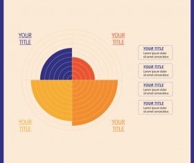 Infographics matrix template vectors 05