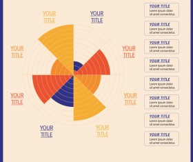 Infographics matrix template vectors 07