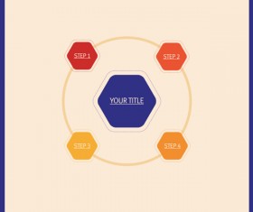 Infographics matrix template vectors 08