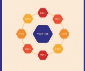 Infographics matrix template vectors 09