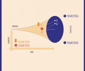 Infographics matrix template vectors 12