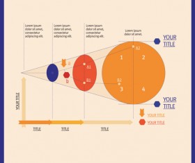 Infographics matrix template vectors 14