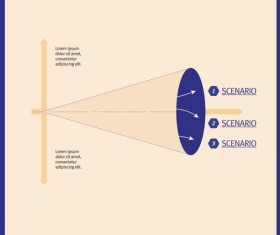Infographics matrix template vectors 15