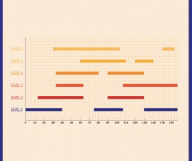 Infographics matrix template vectors 18
