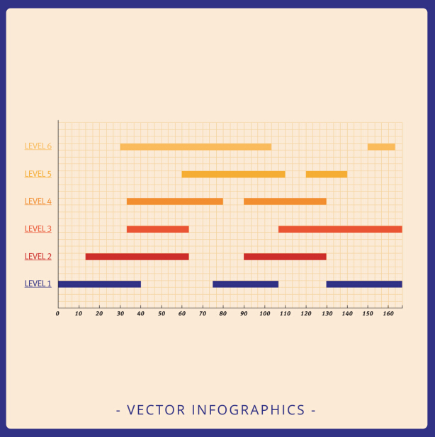 Infographics matrix template vectors 18