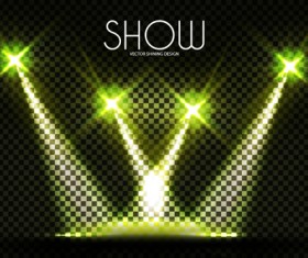 Light lines illustration vector 02