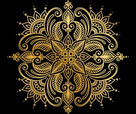 Mehndi styles henna tattoo elements vector 12