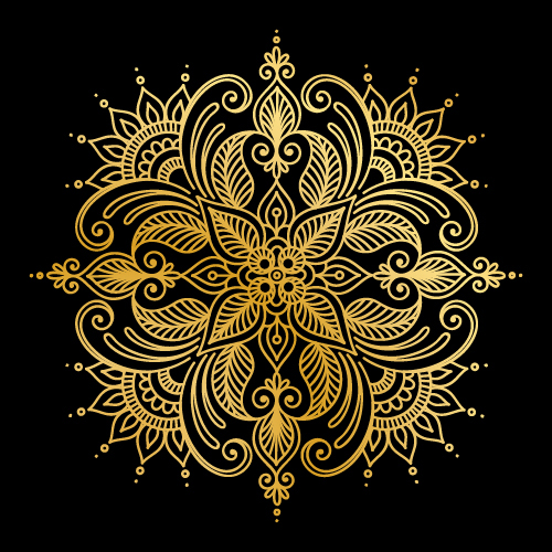 Mehndi styles henna tattoo elements vector 12