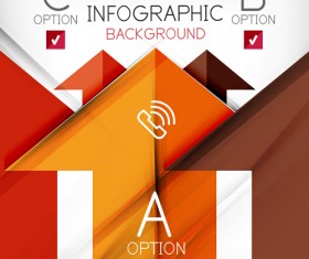 Modern infographic background vectors 01