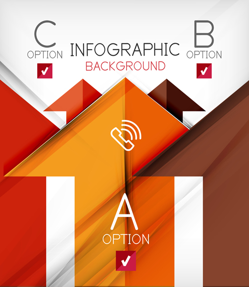 Modern infographic background vectors 01