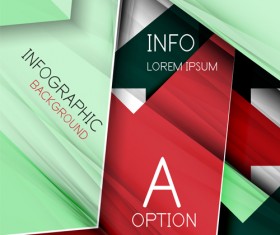 Modern infographic background vectors 06