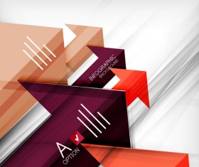 Modern infographic background vectors 07